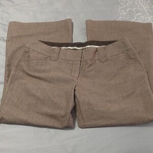 Studio Y Brown Wide Leg Dress Pants size 13 14 short